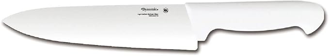 Dynamic Pro-Grip, Santoprene, Softgrip 8" Chef's Knife, White, large