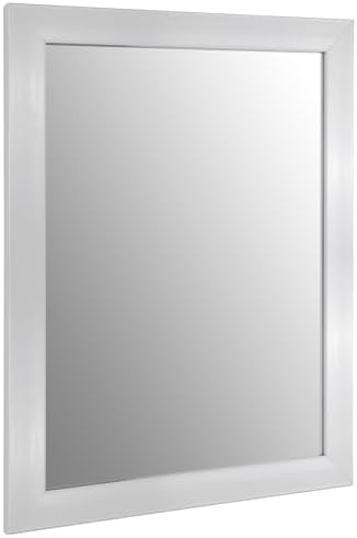 Ruomeng Wall Mirror Rectangle Decorative Mirror 12x16 Inch, Nickel