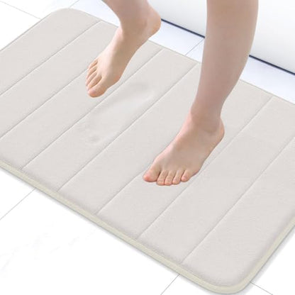 Buganda Memory Foam Bath Mat 31.5 x 20, Ultra Soft Absorbent Bathroom Rugs