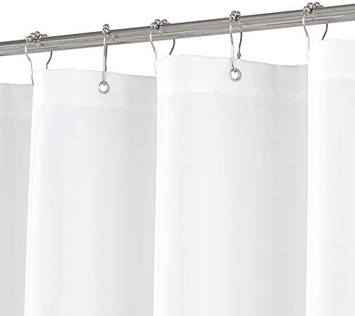 N&Y HOME RV Shower Curtain or Liner Fabric, White, 36 x 64 inches