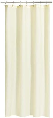 N&Y HOME Fabric Shower Curtain or Liner 36 x 72 Inches Stall Size, Sand
