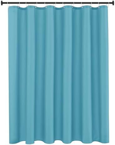 Fabric Shower Curtain Liner 72x72 Inch-Blue Standard Size Shower Liners