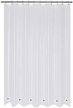 Mrs Awesome 66x72 Shower Curtain Liner with 6 Magnets Clear