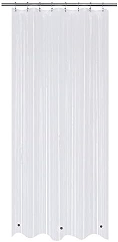 Mrs Awesome 48x78 Stall Size Shower Curtain Liner Clear