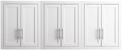 Crosley Furniture Savannah 3-Piece Wall Cabinet Set