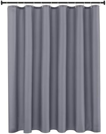 Fabric Shower Curtain Liner 72x72 Inch-Dark Grey Standard Shower Liners