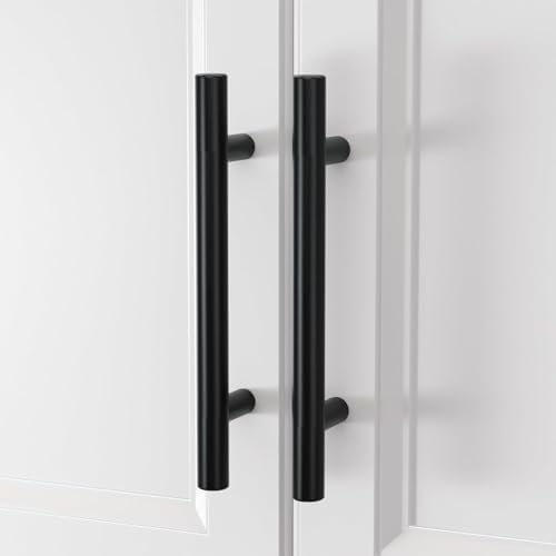 homdiy 100Pack 3in Cabinet Handles Black Kitchen Cabinet Pulls Drawer Pulls for Dresser Drawers