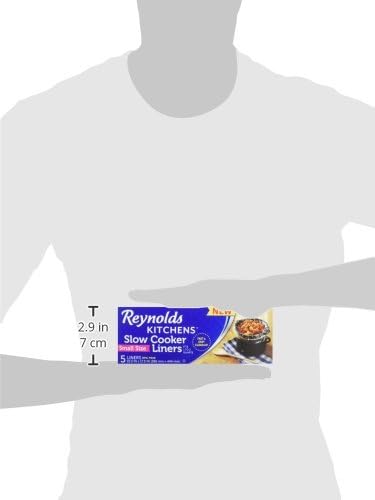 Reynolds Kitchens Slow Cooker Liners, Small (1-3 quart), 5 Count (Pack of 12)