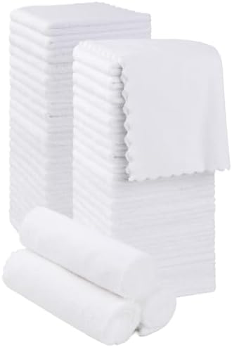 Orighty Washcloths 48 Pack, Ultra Soft Face Towels 12 x 12 inch