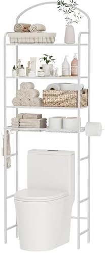 4-Tier Over The Toilet Storage, Bathroom Organizer