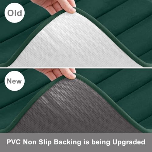 Buganda Memory Foam U-Shaped Toilet Rugs 24 x 20, Absorbent Bathroom mat