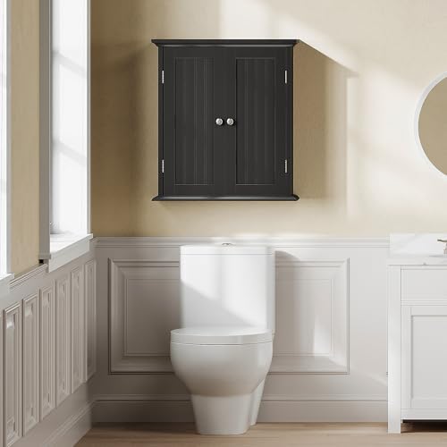 ChooChoo Bathroom Wall Cabinet with 2 Doors, Over The Toilet