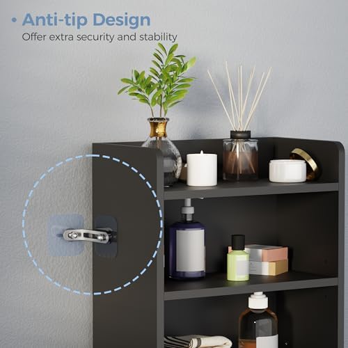 BEWISHOME Bathroom Storage Cabinet,Small Floor Cabinet,Toilet Paper Cabinet