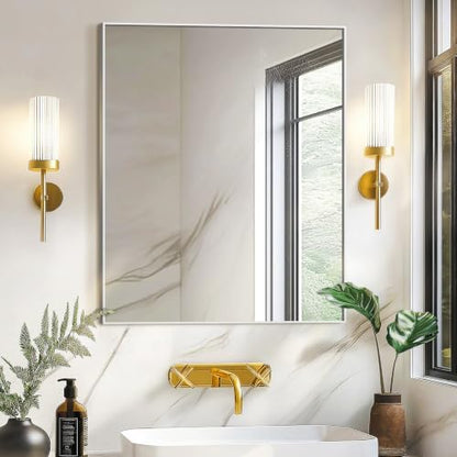 Bathroom Vanity Mirror for Wall, 24"x30" Bathroom Mirror for Over Sink