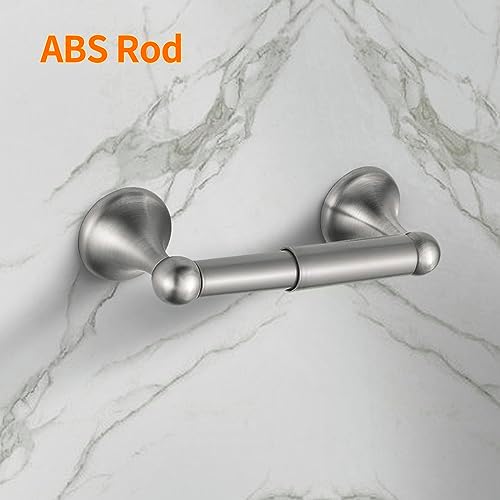 8 Pieces Bathroom Hardware Set Brushed Nickel Adjustable Expandable Towel Bars Towel Ring Wall Mount Toilet Paper Holder Towel Hooks Towel Racks Hand Towel Holder Bathroom Accessory Set