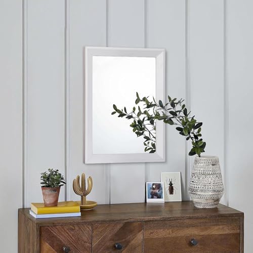 AAZZKANG Rectangular Wall Mirror Wood Framed Small Hanging Mirrors