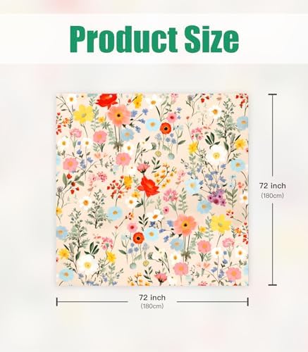 Bathroom Shower Curtain Cute Cortinas para Baño 72 x 72, Yellow