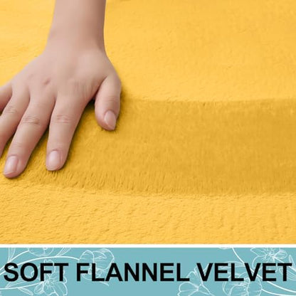 Smiry Memory Foam Bath Mat 59x20, Extra Soft and Absorbent Bathroom Rugs