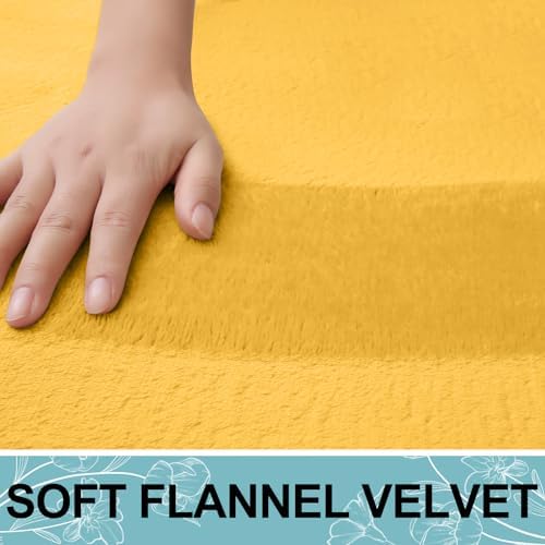 Smiry Memory Foam Bath Mat 47x17, Extra Soft and Absorbent Bathroom Rugs