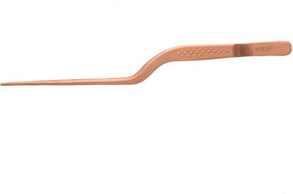 Mercer Culinary 18-8 Stainless Steel Precision Plus Chef Plating Tong, Offset, 6-1/2 Inch Tip, Rose Gold