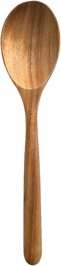 Wood Spoon, Healthy Acacia Wooden Cooking Spoons, Durable Kitchen Serving Spoon Scooper, Non Scratch Wood Ladle Tableware For Cooking, Serving Salad, Stirring Soup, Easy to use