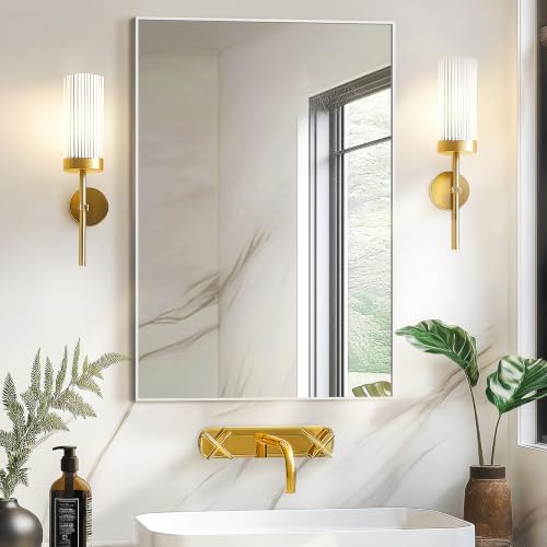 Bathroom Vanity Mirror for Wall, 20"x30" Bathroom Mirror for Over Sink