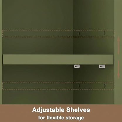 ChooChoo Narrow Bathroom Storage Cabinet with Adjustable Shelves and Drawer