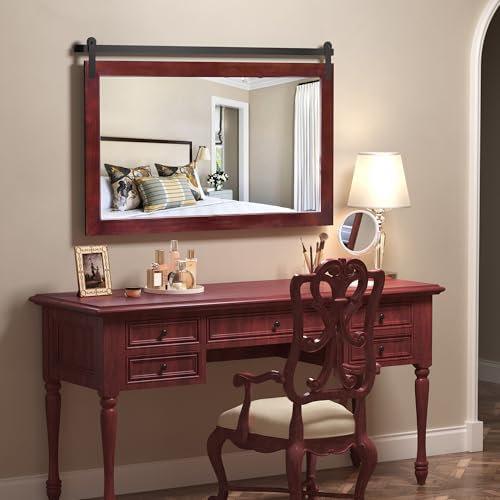 COGOOD Farmhouse Bathroom Mirrors for Over Sink - 30 x 45 Espresso