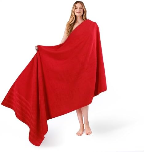 American Soft Linen 100% Cotton Luxury Turkish Towels, 35x70 XL Bath Sheet