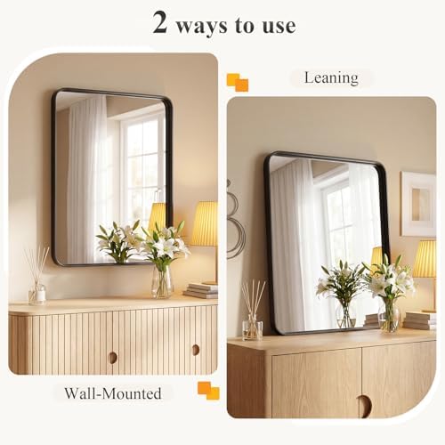 30x22 Inch Bathroom Mirror for Over Sink, Vanity Mirror