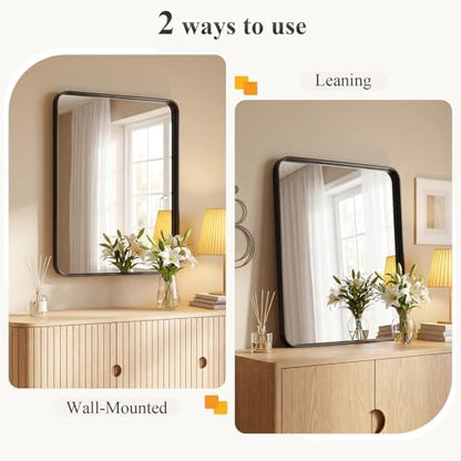 30x22 Inch Bathroom Mirror for Over Sink, Vanity Mirror