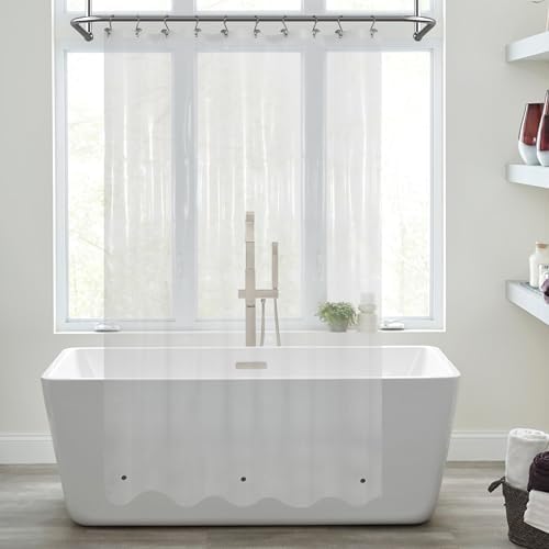 Mrs Awesome 54x72 Stall Size Shower Curtain Liner Clear
