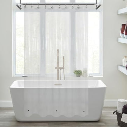 Mrs Awesome 54x72 Stall Size Shower Curtain Liner Clear