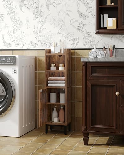Hzuaneri Bathroom Storage Cabinet, Small Corner Floor Cabinet
