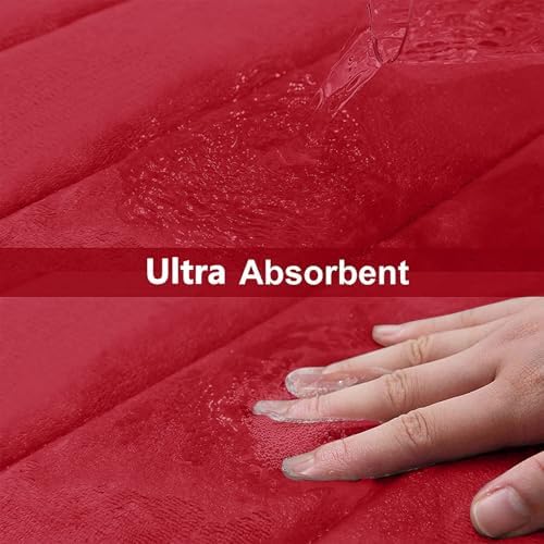 Buganda Memory Foam Bath Mat 35.4 x 24, Ultra Soft Absorbent Bathroom Rugs
