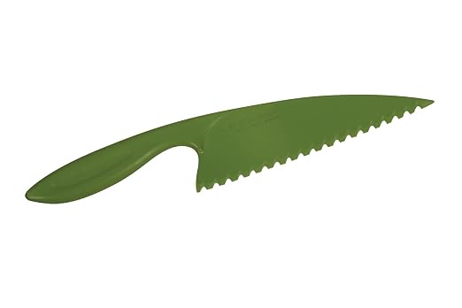 San Jamar Lettuce Knife, Green, 12" L, Plastic, 4" W LK200W - 1 Each