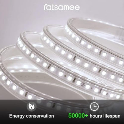 Ratsamee 30"x30" LED Bathroom Mirror with Lights, Backlit + Front Lit