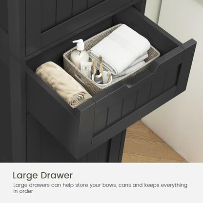 Iwell 66.9" H Bathroom Storage Cabinet, Tall Bathroom Cabinet