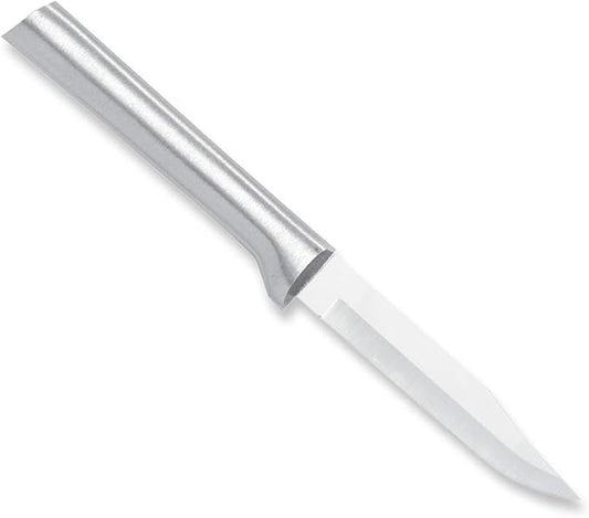 Rada Cutlery Regular Paring Knife (R101), 3.25" Stainless Steel Blade, Silver Handle