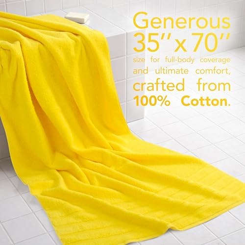 American Soft Linen 100% Cotton Luxury Turkish Towels, 2PC 35x70 Bath Sheet