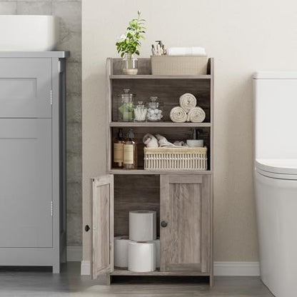 Homhedy Small Bathroom Storage Cabinet, Toilet Paper Storage Cabinet