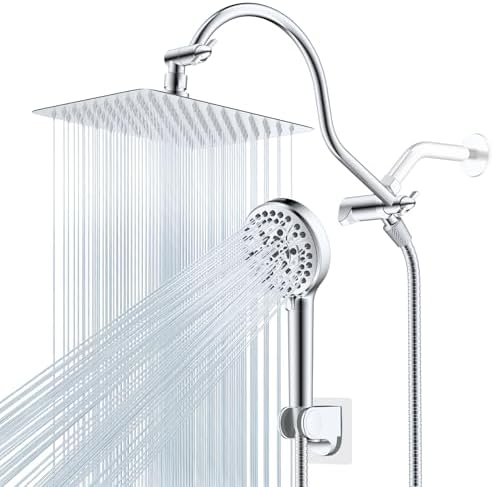 Hibbent All Metal cUPC Certified High Pressure Rainfall 10'' Shower Head