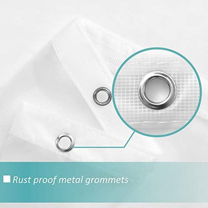 Mrs Awesome 69 x 70 Inches Frosted Shower Curtain Liner