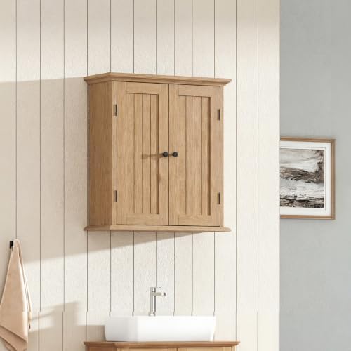 ChooChoo Bathroom Wall Cabinet with 2 Doors, Over The Toilet