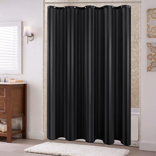 Fabric Shower Curtain Liner 72x72 Inch-Standard Size Cloth Shower Liners