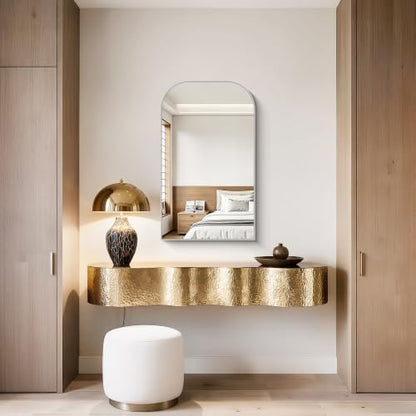 YIROMAN Bathroom Mirrors for Over Sink,18"x30" Silver Vanity Mirror