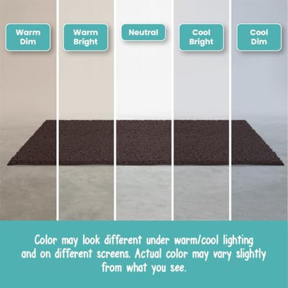 Small Chenille Bath Mats 25"x18", Plush Absorbent Bath Mats Quick Dry, Soft & Machine Washable, Non Slip Carpet for Bathroom, Thick Bathroom Rugs, Shower Restroom Rug Mat, Alfombras De Bano, Bathrugs