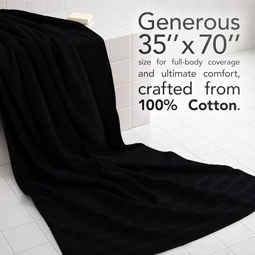 American Soft Linen 100% Cotton Luxury Turkish Towels, 2PC 35x70 Bath Sheet