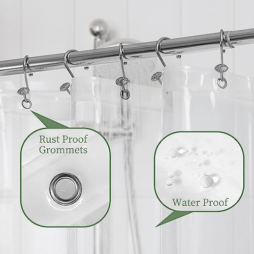 Mrs Awesome 71x72 Shower Curtain Liner Clear