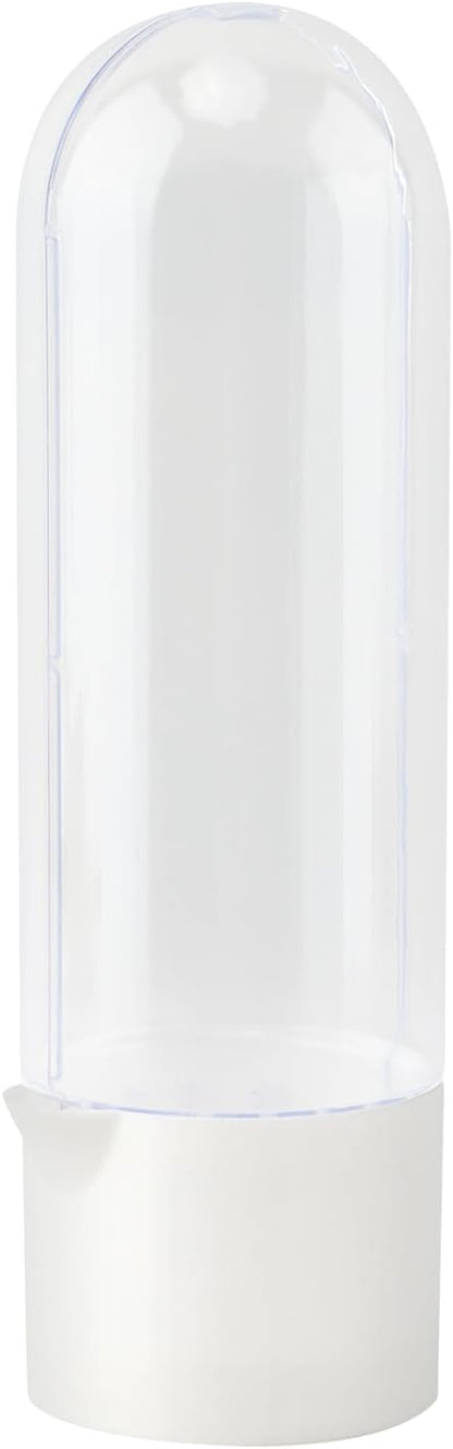 Fresh Herb Saver Cilantro Storage Containers for Refrigerator, Transparent Herbs Saver fits Fridge Asparagus Parsley Mint Leaves, Keeps Greens Vegetables for 2-3 Weeks(SIZE:1 pc)